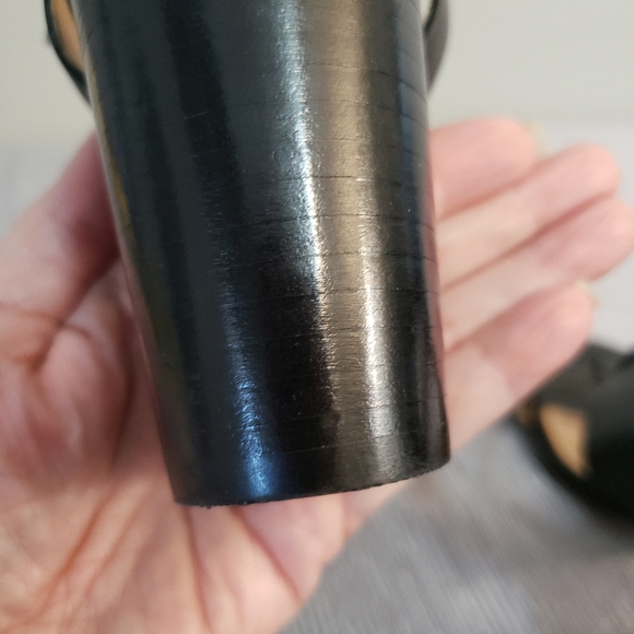 Marc Fisher Alina Ankle Strap Leather Upper Heel Sandals Size 8M - Picture 11 of 14